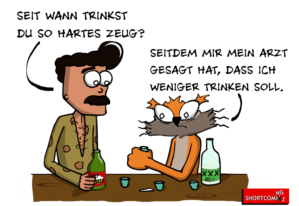 Cartoon: Hochprozentig 1