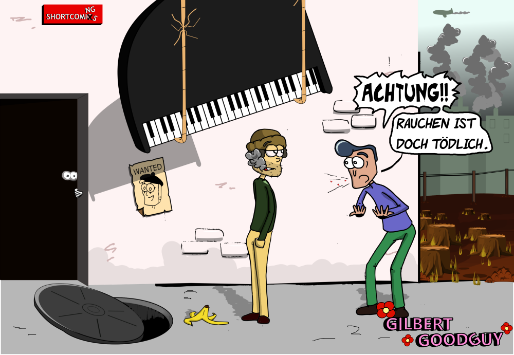 Cartoon: Warnhinweis 1