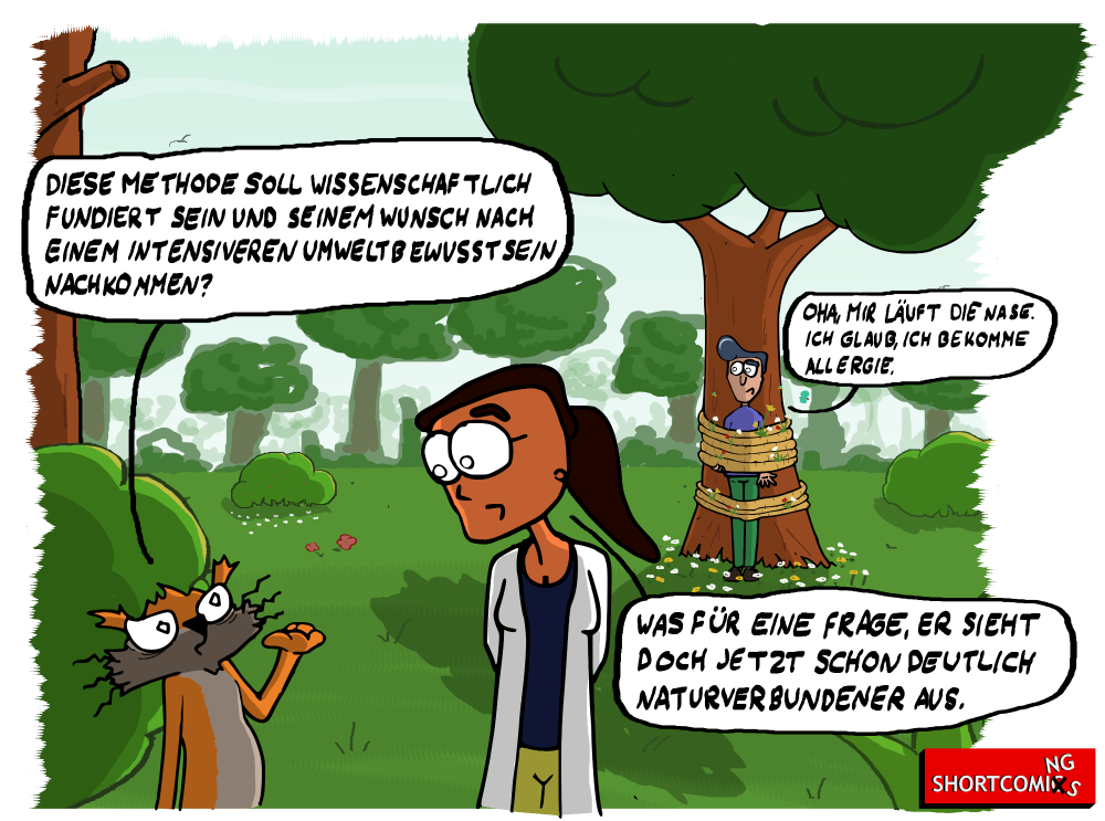 Cartoon: Naturverbunden 1