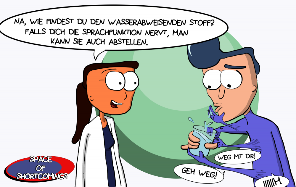 Cartoon: Abweisend 1