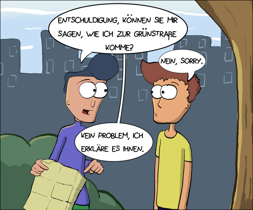 Cartoon: Grünstraße 1