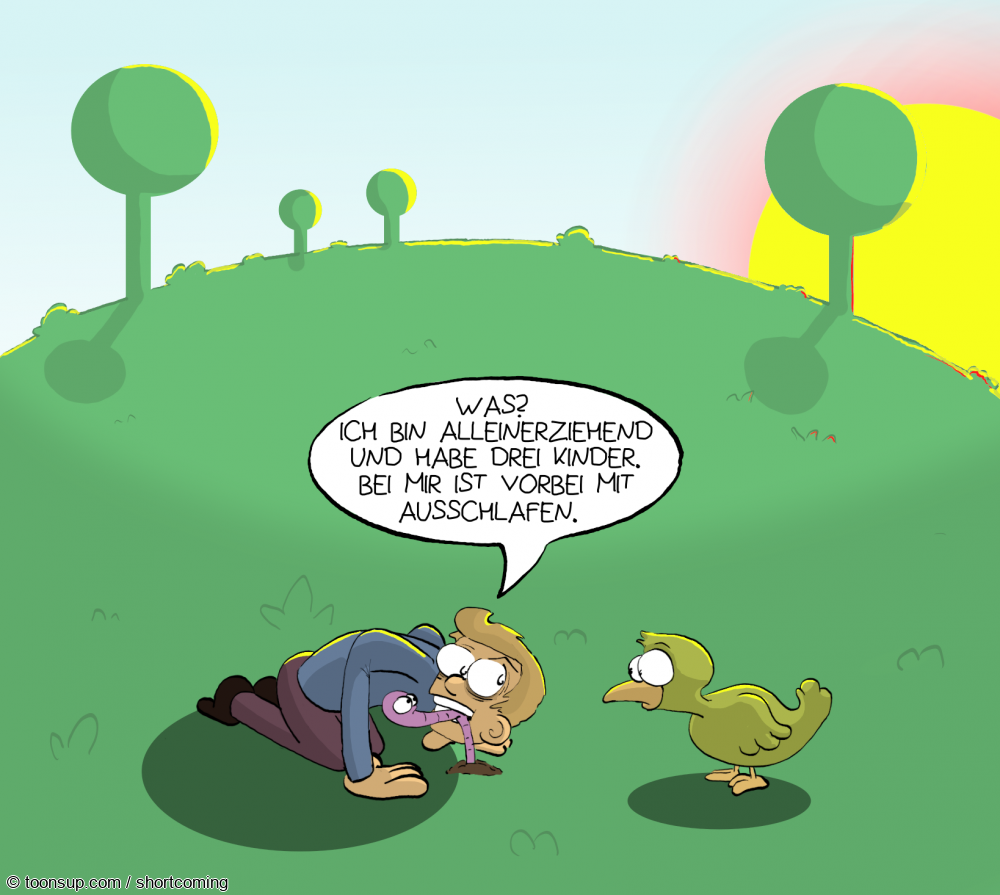 Cartoon: Früh 1
