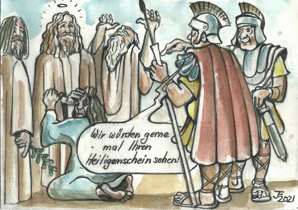 Cartoon: Heiligenschein 1