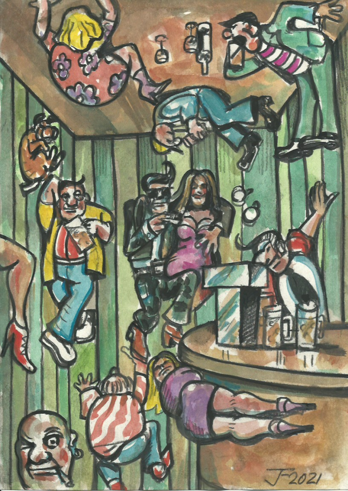 Cartoon: Haft-Bar 1