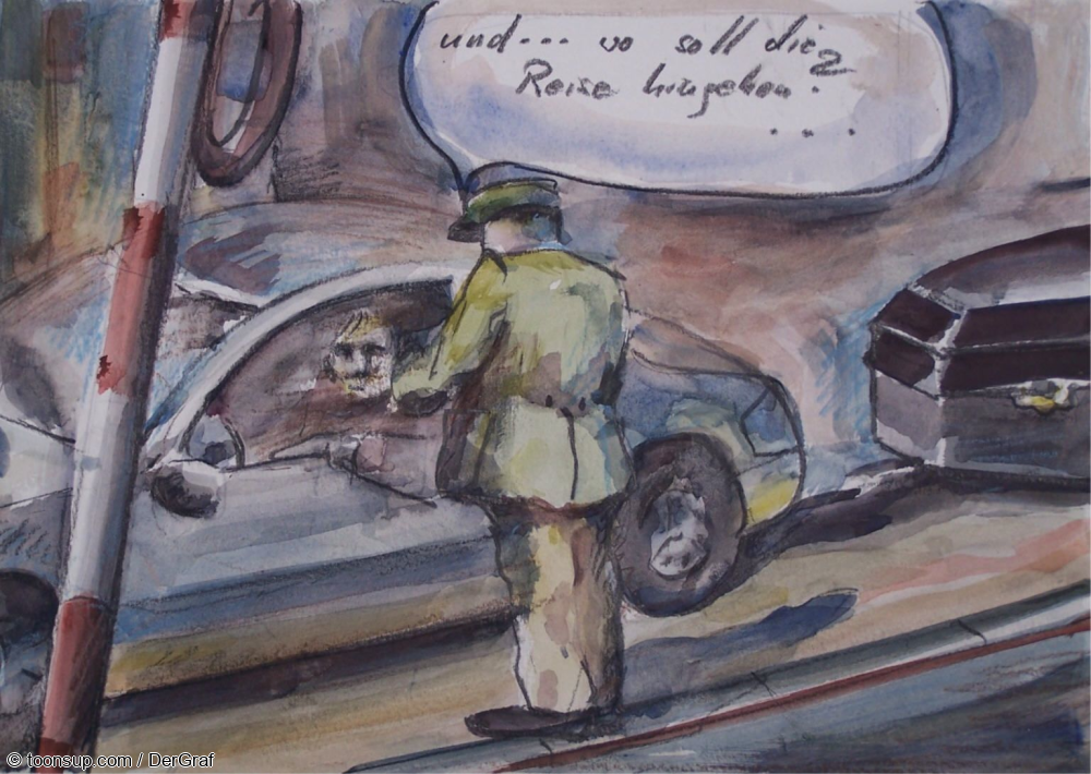 Cartoon: "Wo soll´s denn hingehen?" 1