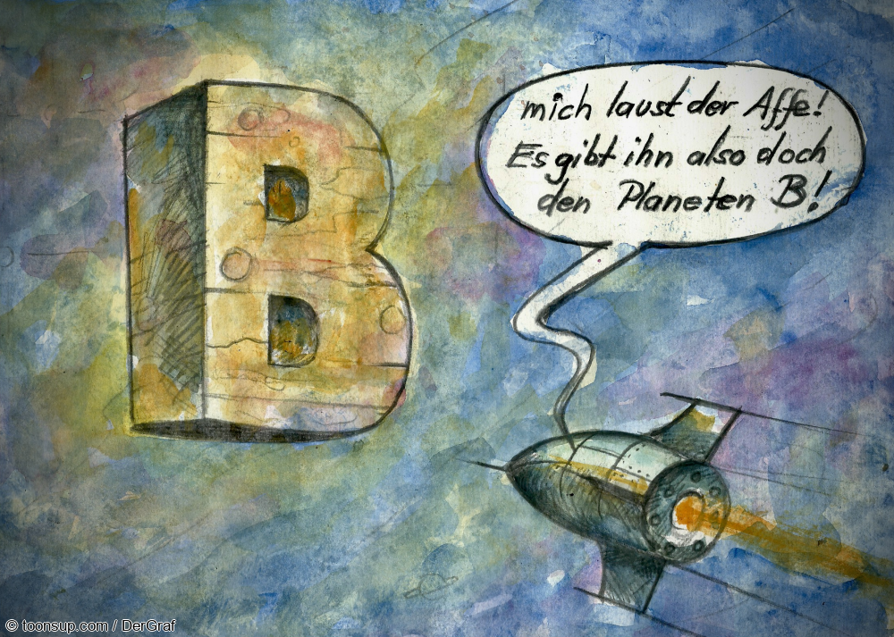 Cartoon: Planet B 1