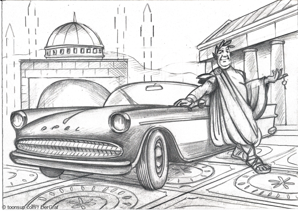 Cartoon: Konstantins Opel 1