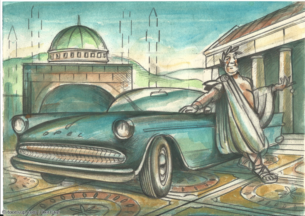 Cartoon: Konstantins Opel 1