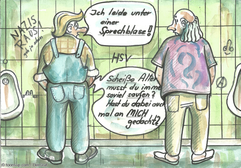 Cartoon: Sprech-Blase 1