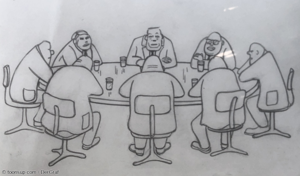 Cartoon: Ritter der Schwafelrunde 1