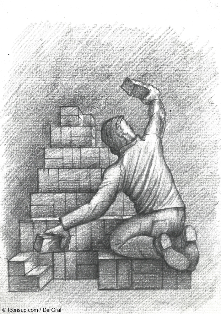 Illustration: Treppenbauer 1