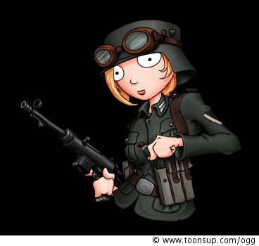 Cartoon: Soldatin 1