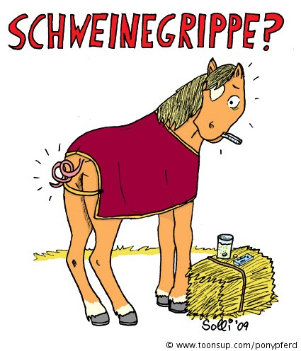 Cartoon: Schweinegrippe? 1