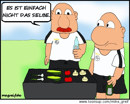 Cartoon: Der Alltag - 27 - Grillen 1