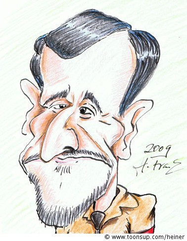 Caricature: Caricature Ahmadinedschad 1