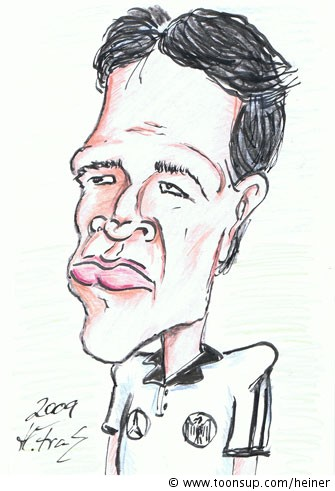 Caricature: Caricature Michael Ballack 1