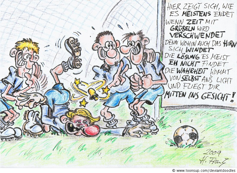 Comic: Die Angst des Torwarts vorm Elfmeter... 5