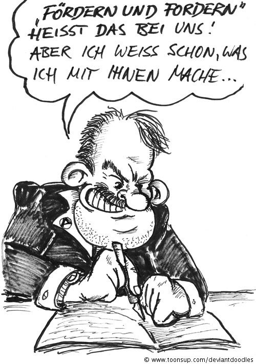 Comic: Wenn Fußballprofis zur ARGE müssen... 5