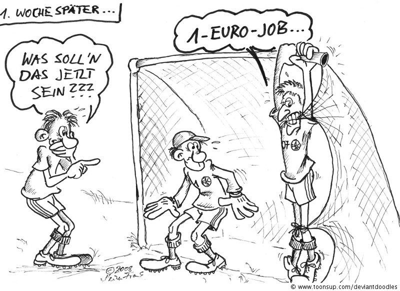 Comic: Wenn Fußballprofis zur ARGE müssen... 6