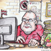 Comic-Charakterportrait: Jürgi