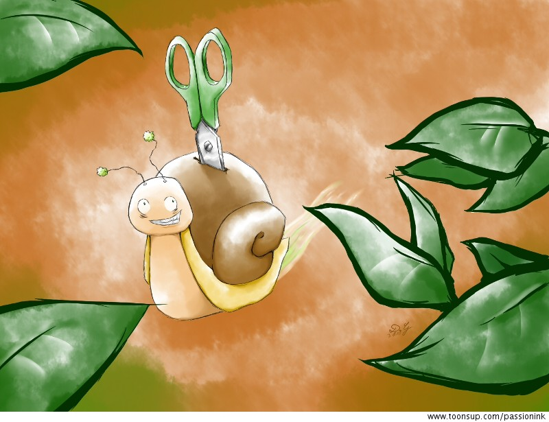 Cartoon: Schock Schnecke 1