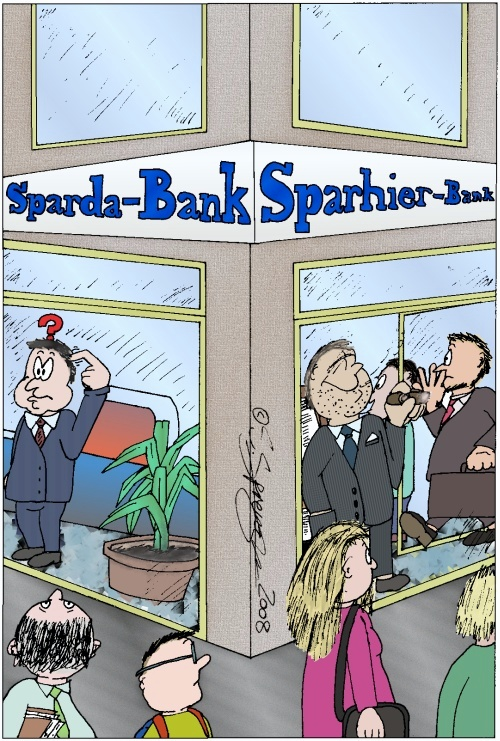 Cartoon: Sparda-Bank 1