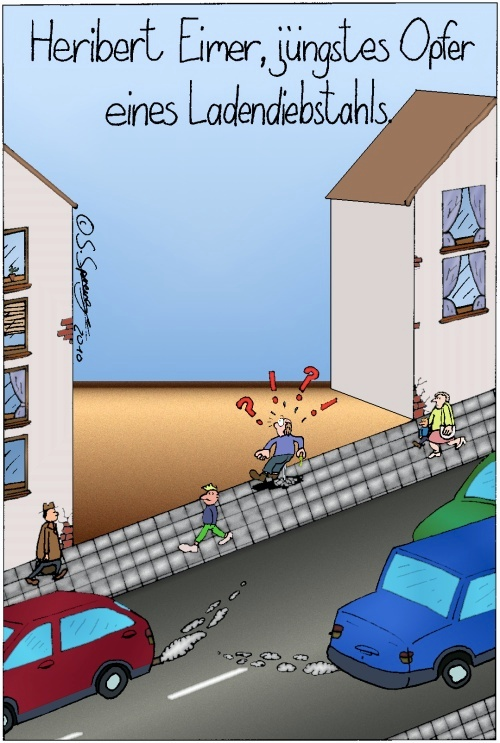 Cartoon: Ladendiebstahl 1