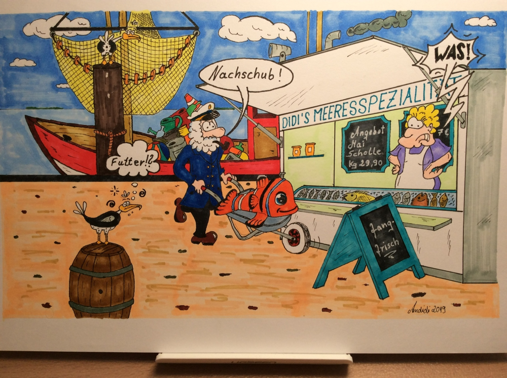 Cartoon: Rettet die Meere 1