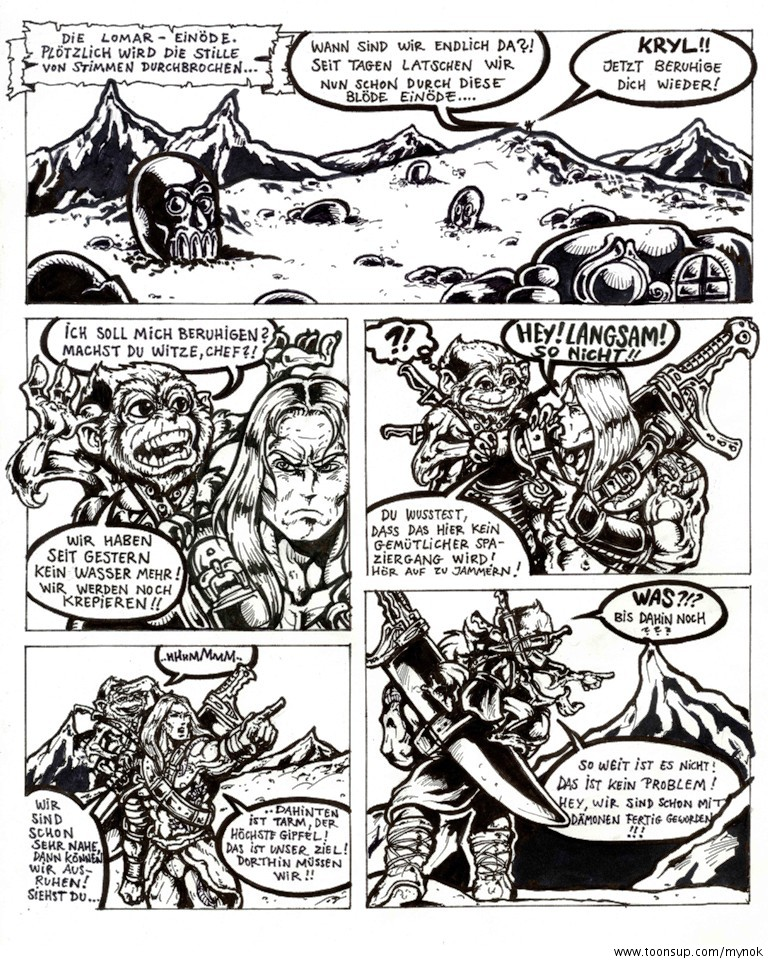Comic: Yor & Kryl, Bd. 2: 'Der Turm von Okir', Seite 1 1