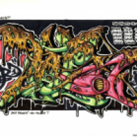 Graffiti-Sketch:'TAR' (Cheesy Crust-Style)