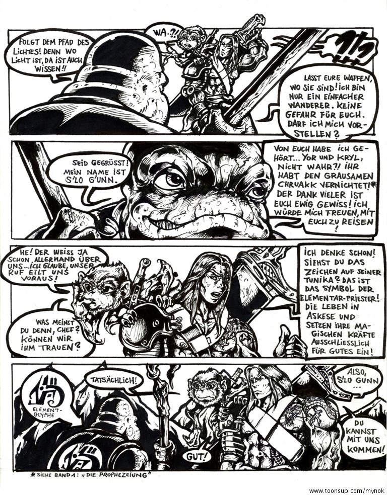Comic: 'Yor & Kryl', Band 2.-Der Turm von Okir, S. 2 1