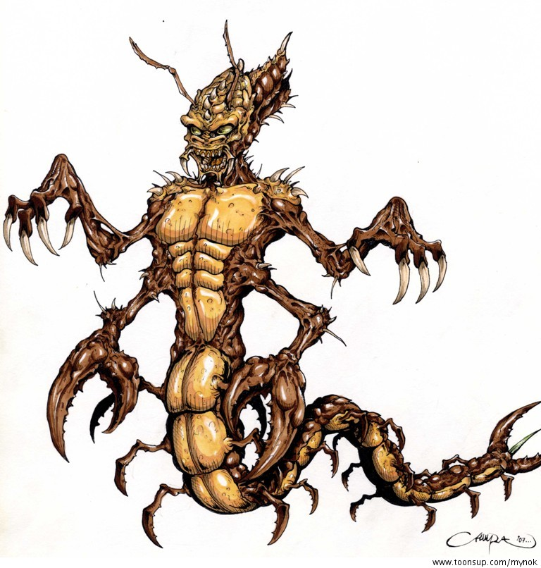 Concept Art / Character Design: Chruakk, the Creepy from 'Yor & Kryl' 1