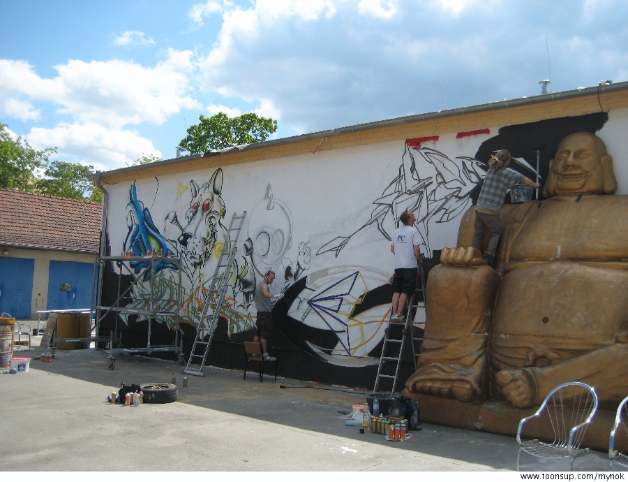 Anderes: Step-by-Step: Weekend-Wall/Part One 1