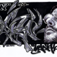 Graffiti-Sketch:Léon-Der Profi