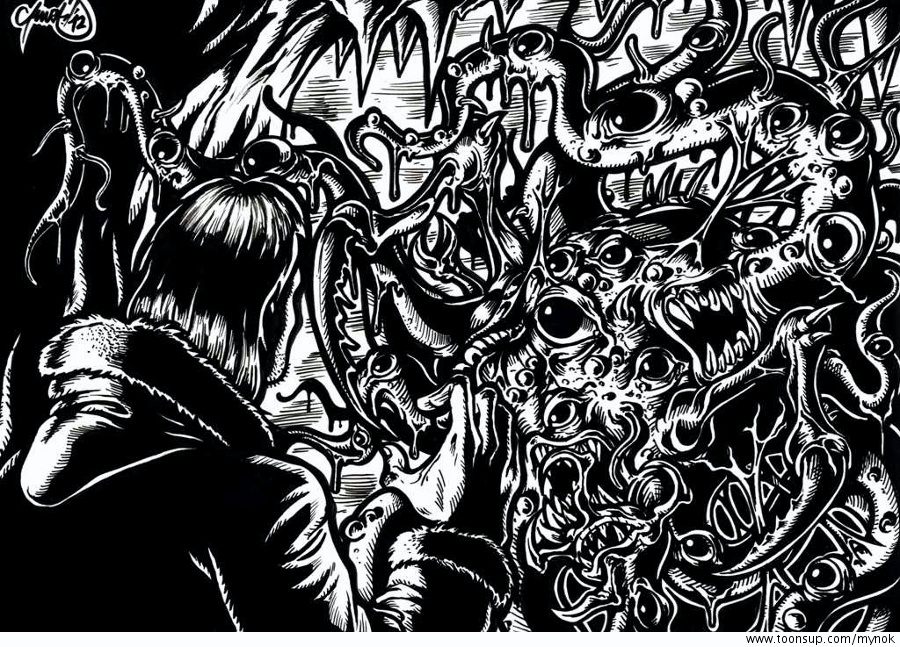 Illustration: Shoggoth (from 'Mountains of Madness' by H.P. Lovecraft) 1