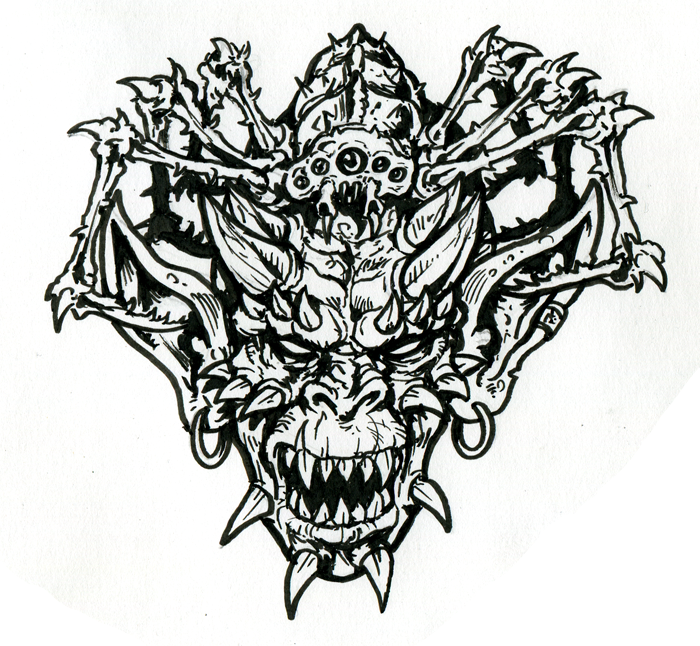 Illustration: Morok Head Study from 'Yor & Kryl' 1