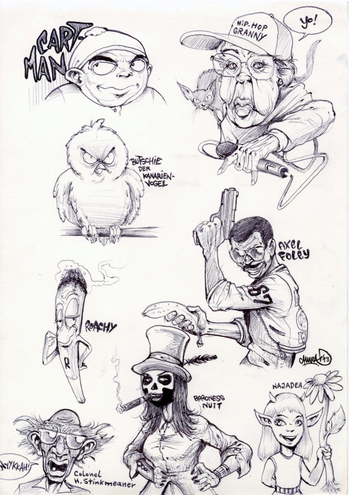 Concept Art / Character Design: Random Sketches 1