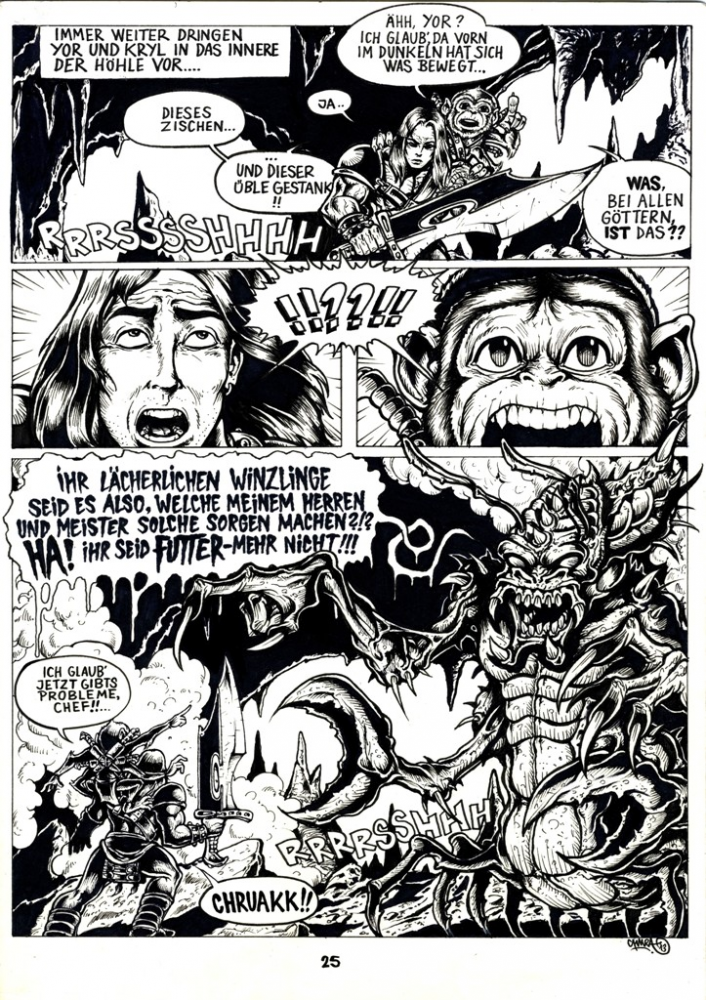 Comic: Yor & Kryl/Band 1, S. 25 (The Battle against Chruakk) 1