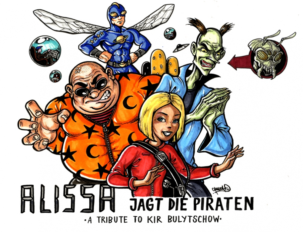 Illustration: 'Alissa jagt die Piraten'-Fanart 1