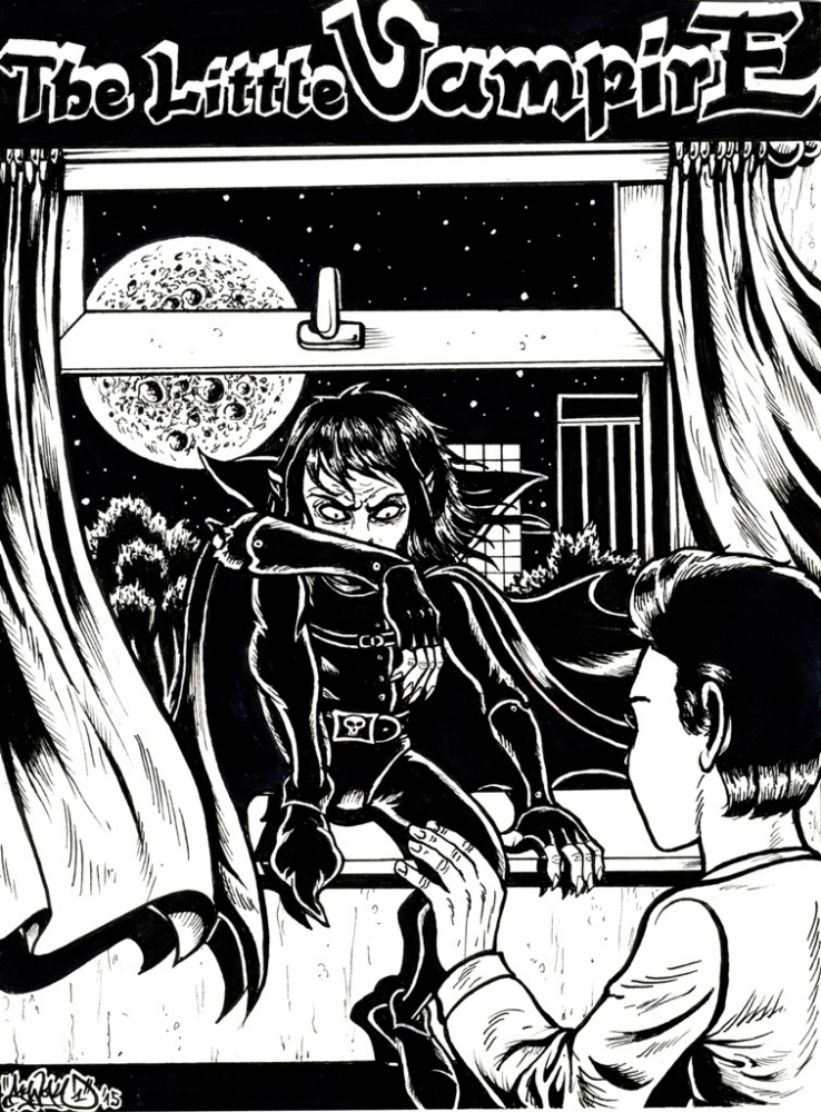 Illustration: Der kleine Vampir/The Little Vampire 1