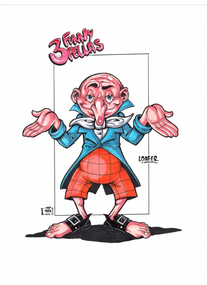 Concept Art / Character Design: Drei lustige Gesellen/3 funny fellas 2
