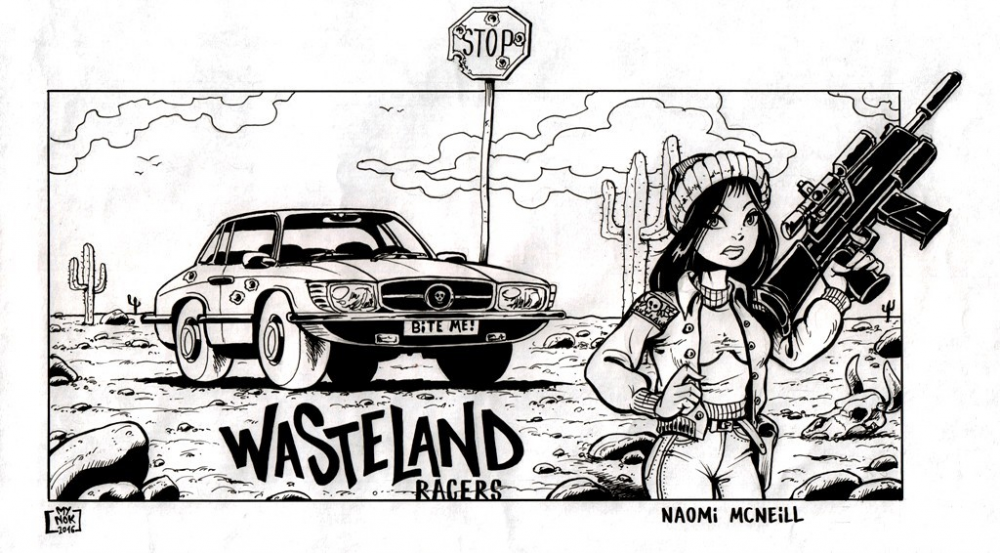 Illustration: Wasteland Racers 1