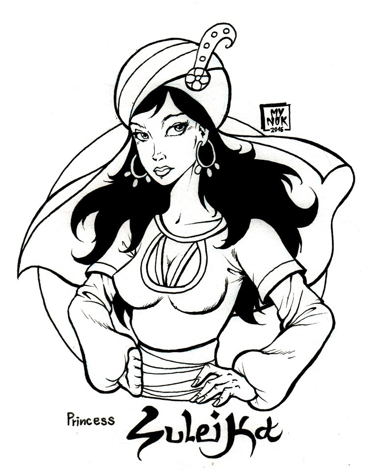 Illustration: Prinzessin Suleika 1