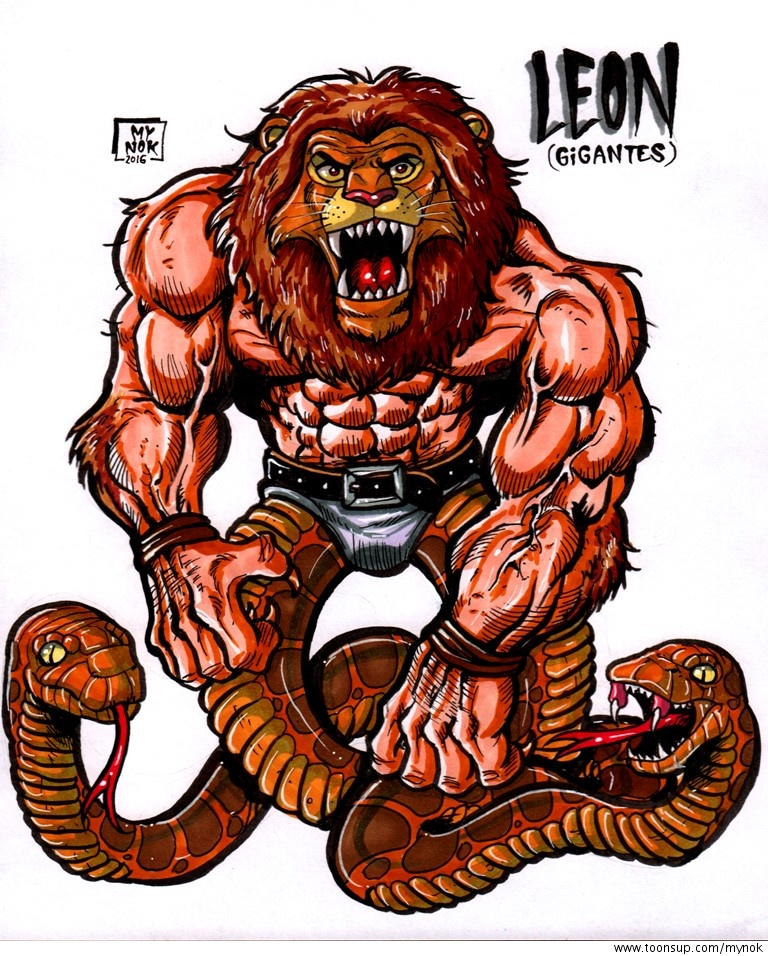 Illustration: Griechische Mythologie: Gigantes 3