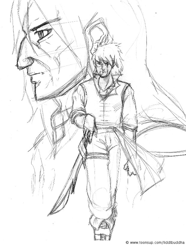 Concept Art / Character Design: Cover-Idee#2 Brothers of Oceans 1