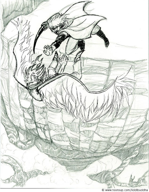 Concept Art / Character Design: Finalshowdown in Baumgarden 1