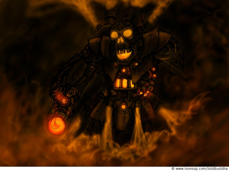 Concept Art / Character Design: Skullwarrior ( Part 1 of 4 -Picture ) 1