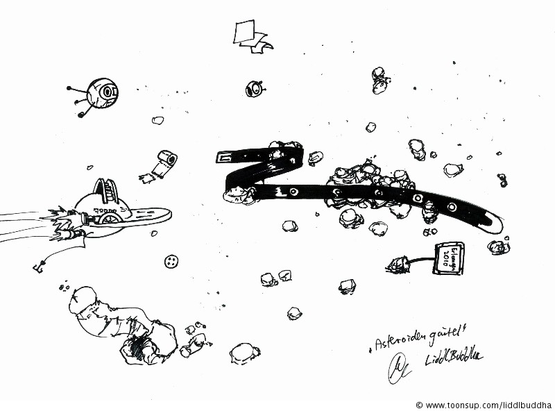 Cartoon: Asteroidengürtel 1