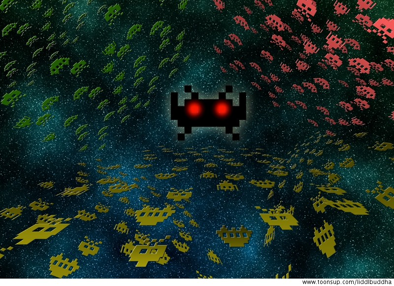 Comic: space invaders 4