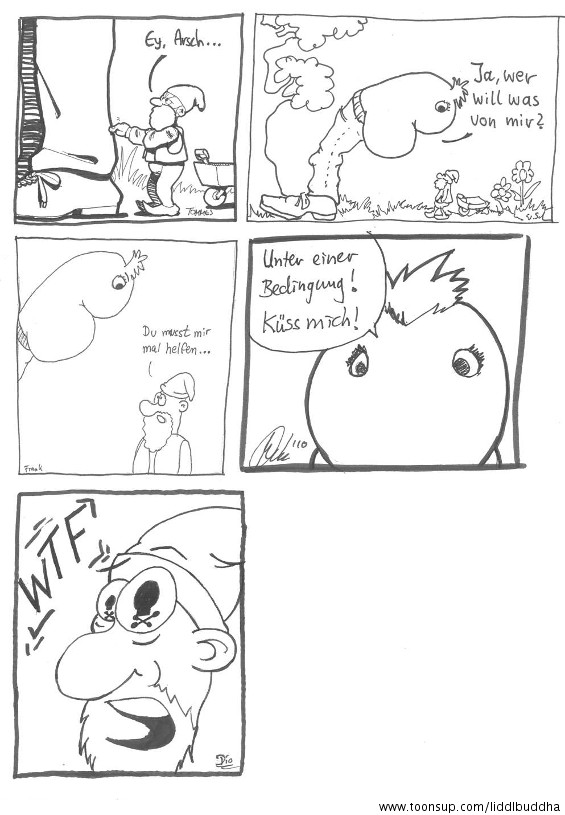 Comic: Küssen von Hinten... 1